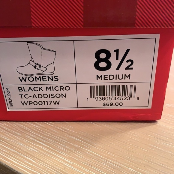 Women’s True Craft Black Micro “Addison” booties - Picture 8 of 8